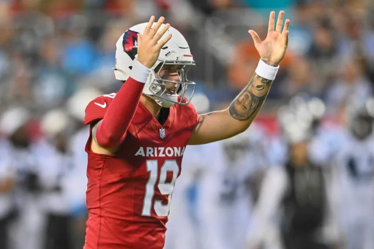Undrafted rookie quarterback Haynes King leads Panthers to 33-30 comeback win over Cardinals